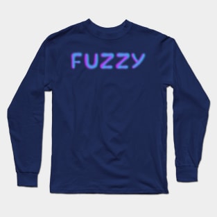 Fuzzy neon type Long Sleeve T-Shirt